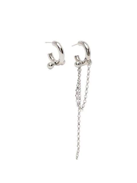Justine Clenquet Claude earrings Silver CLAUDEEARRINGS