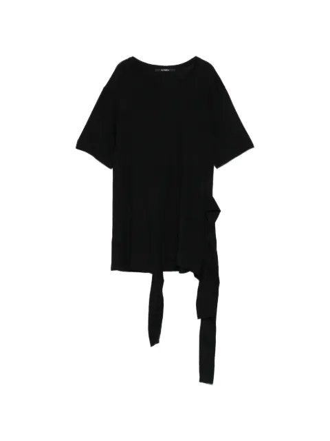 Limi Feu asymmetric jersey T-shirt Black LKT15040BLK
