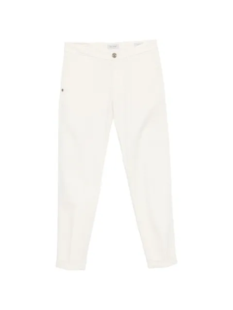 Re-Hash Mucha pressed-crease turn-up-hem trousers Neutrals P247JM2277