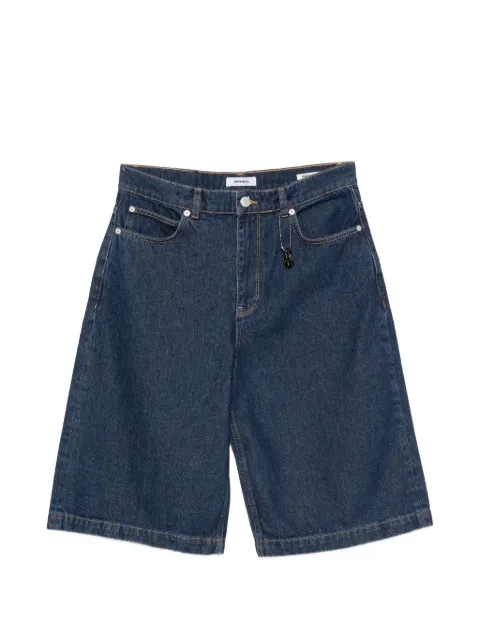 IMPERIAL logo-charm denim shorts Blue D860150014