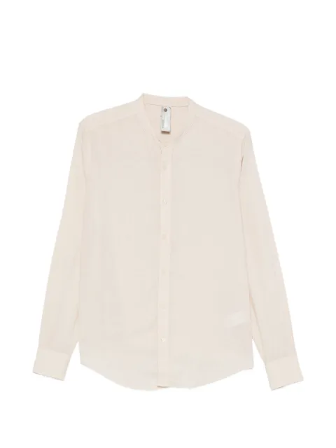 IMPERIAL mandarin-collar long-sleeve shirt Neutrals C82993LN02