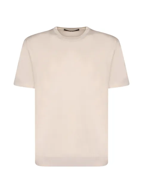 Daniele Fiesoli fine-knit T-shirt White DF0307