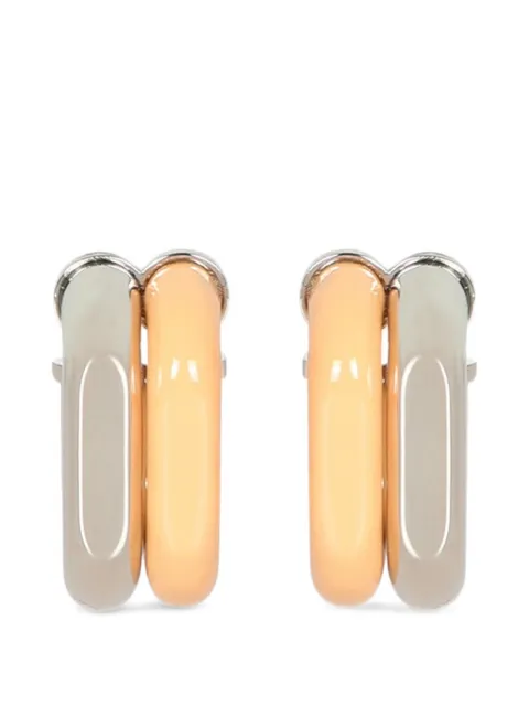 Rabanne two-tone hoop earrings Silver 26EBB0455E