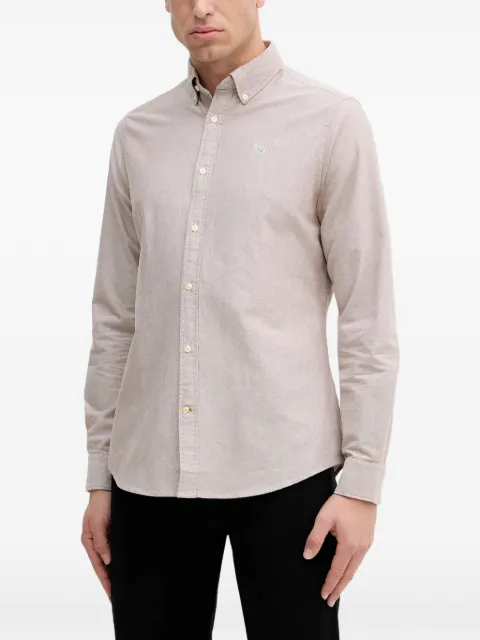 Barbour Oxford long-sleeve shirt Neutrals MSH5301