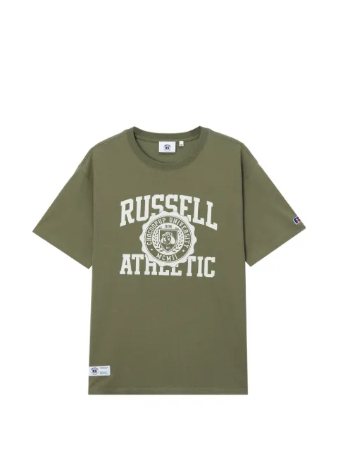 CHOCOOLATE logo-print crew-neck T-shirt Green B1XTEM00743X