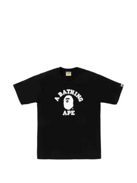 A BATHING APE® logo-print T-shirt Black 001TEM301350M