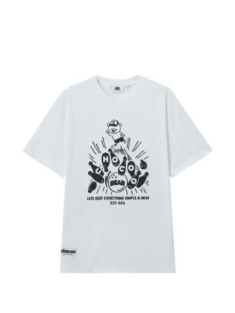 CHOCOOLATE graphic-print T-shirt White B1XTEM00716X