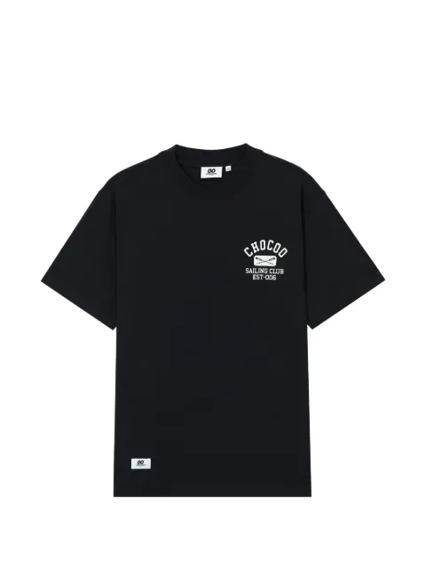 CHOCOOLATE logo-print T-shirt Black B1XTEM00704X