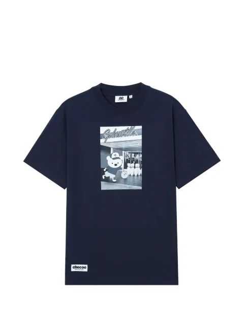 CHOCOOLATE graphic-print T-shirt Blue B1XTEM00753X