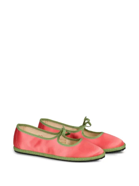 Vibi Venezia Brigitte bow-detail ballet flats Pink BRIGITTE