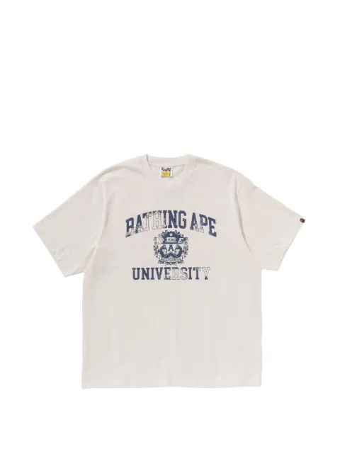 A BATHING APE® graphic-print T-shirt Neutrals 001TEL801332M