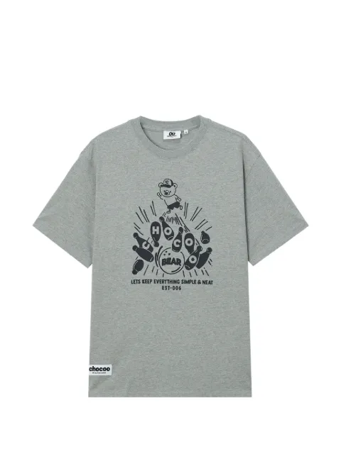 CHOCOOLATE graphic-print T-shirt Grey B1XTEM00716X