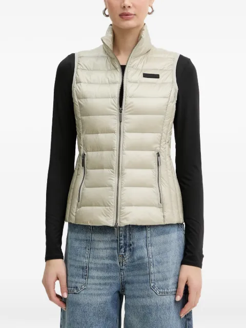 Armani Exchange slim-fit quilted gilet Neutrals XW001921AF18757