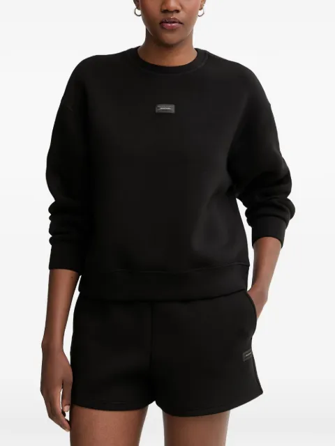Armani Exchange logo-patch sweatshirt Black XW002041AF21290