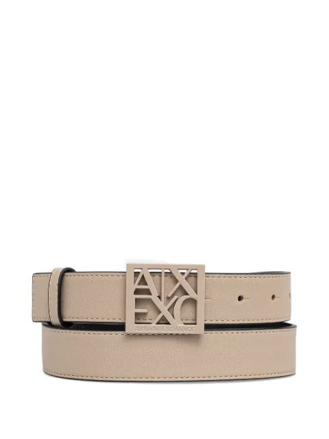 Armani Exchange logo-buckle belt Neutrals 9411300A874