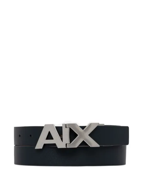 Armani Exchange reversible logo-buckle belt Blue 951058CC505
