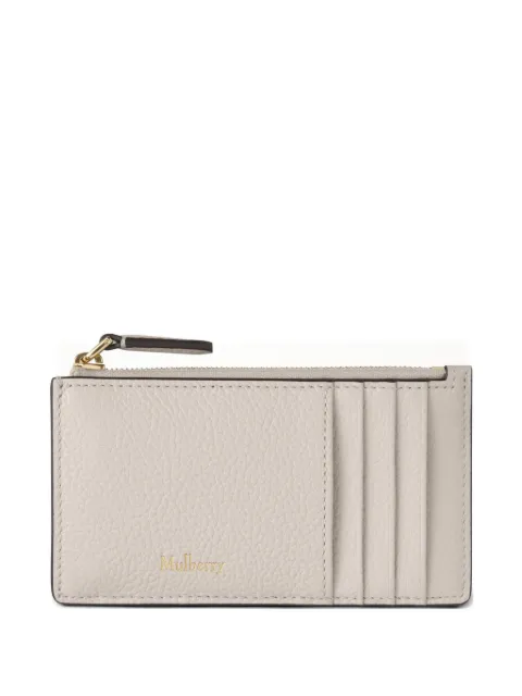 Mulberry Continental grained leather card holder Neutrals BS26RL7975205