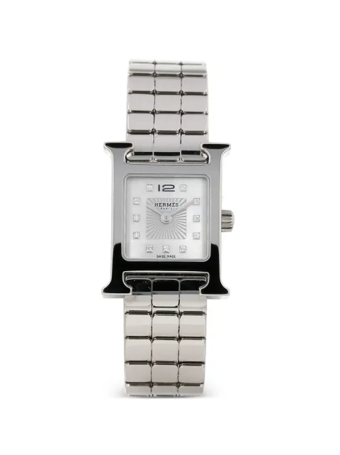 Hermès Pre-Owned 2025 Heure H 20mm watch White 431695