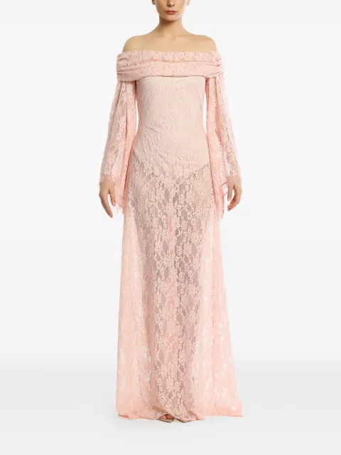 MIAU by Clara Rotescu Bilal gown dress Pink BILAL