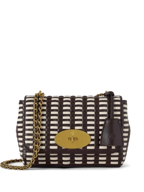 Mulberry woven Postman's Lock shoulder bag Brown HH0088000G232
