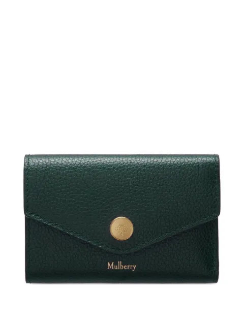 Mulberry folded leather wallet Green BS26RL6447205