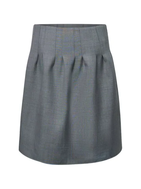 SHUSHU/TONG low-waist pleated skirt Grey FSDFSK02FFV456GR100