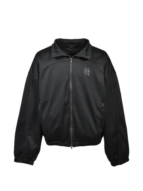 BREATH mesh-textured piping-detail jacket Black BR26SSO0011