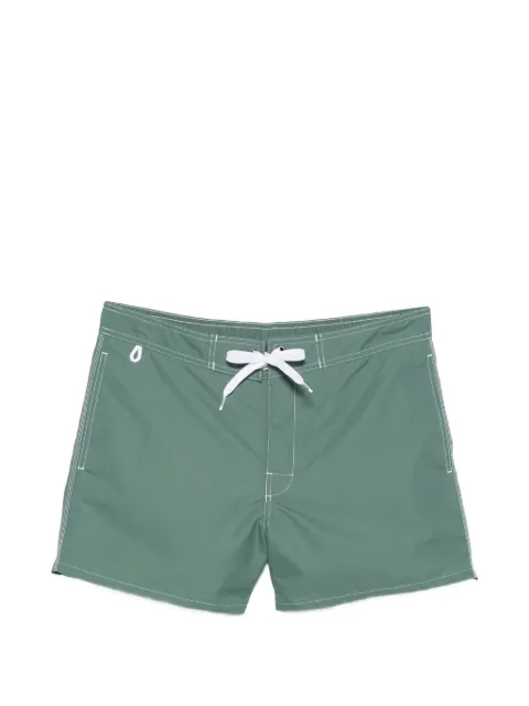 Sundek logo-patch swim shorts Green M911BDTA100