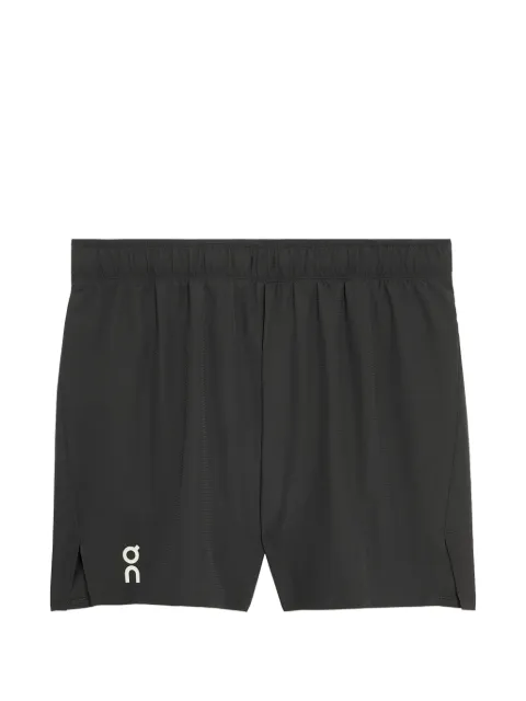 On Trail logo-print shorts Black 1WE30060553