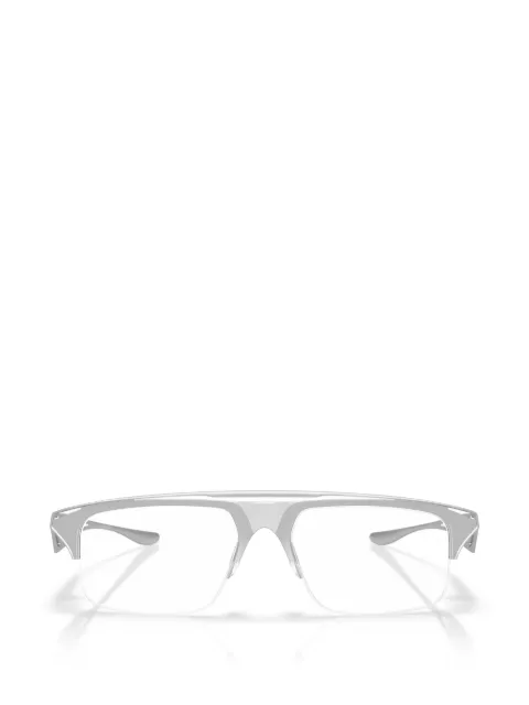 Oakley Valdosta rectangle-frame glasses Silver OX5093