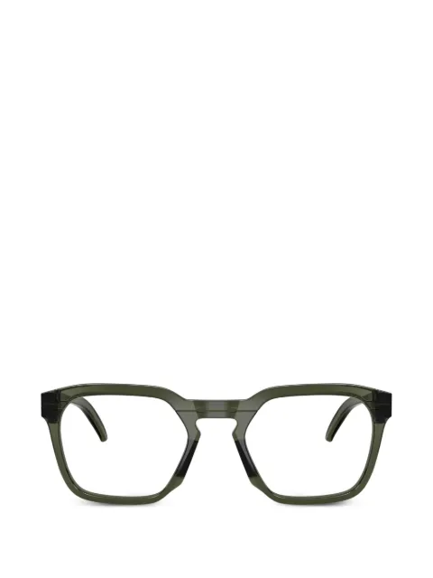 Oakley HSTN SQ geometric-frame glasses Green OX8208
