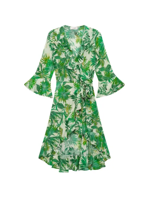 MALIPARMI Botanical Jungle dress Green JF670450663D6091