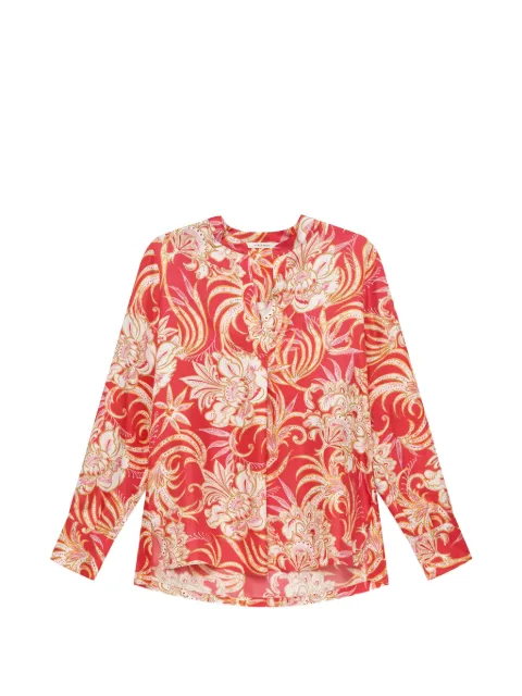 MALIPARMI printed silk shirt Red JM103331027B3040