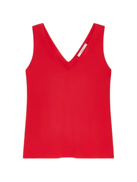 MALIPARMI jersey V-neck top Red JP55647021030000
