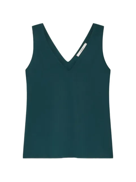 MALIPARMI V-neck slim-fit top Green JP55647021060050