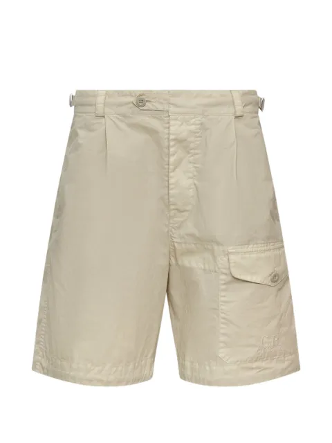 C.P. Company 50 Fili Wax cargo shorts Neutrals 20CMBE170A110543D114
