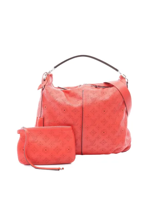 Louis Vuitton Pre-Owned 2010 Monogram Mahina Selene MM satchel Red MFGD88MMA4K9AYUD