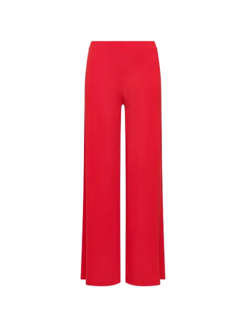 MALIPARMI jersey straight-leg trousers Red JH75307021030000