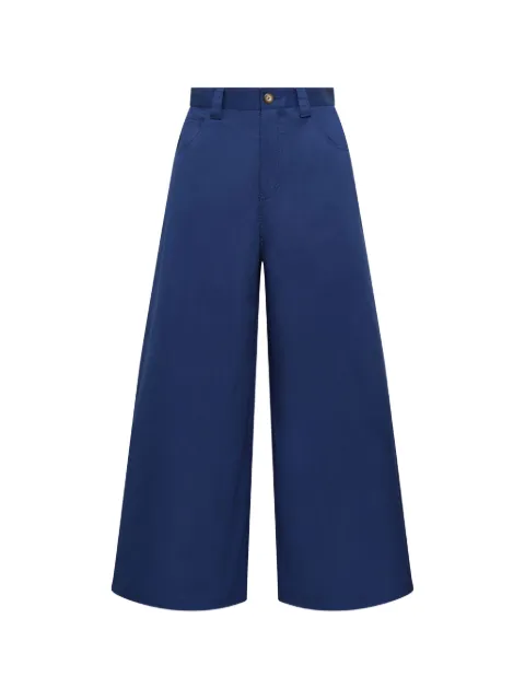 MALIPARMI cropped palazzo pants Blue JH80401021280043