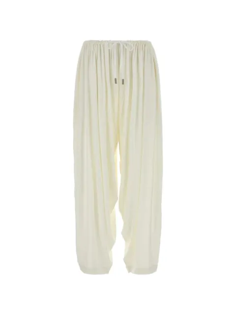 Co elasticated-waist gathered trousers Neutrals 5395SJVIS26