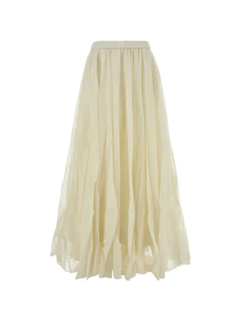 Co pleated-detail elasticated-waist skirt Neutrals 3374CSVSS26