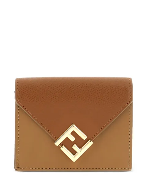 FENDI Sellier FF-logo wallet Brown 8M0480ALV4