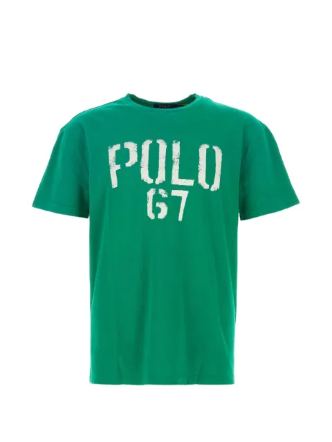 Polo Ralph Lauren logo-print cotton t-shirt Green 710B14574003