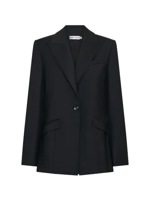 Anna Quan Archie single-breasted blazer Black ARCHIEBLAZER