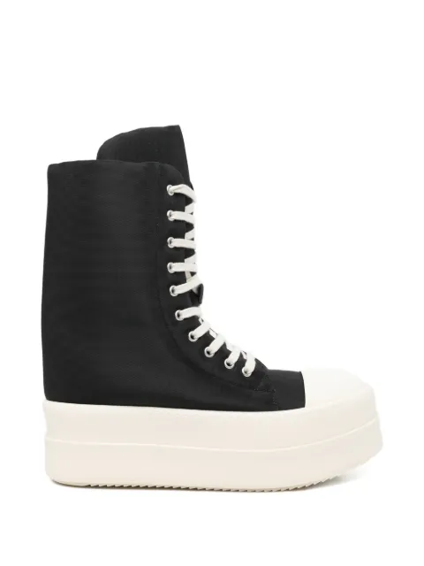 Rick Owens DRKSHDW lace-up platform trainers Black DU01F4830NCV