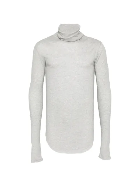 Balmain roll-neck long-sleeve T-shirt Grey W6HJ682D548