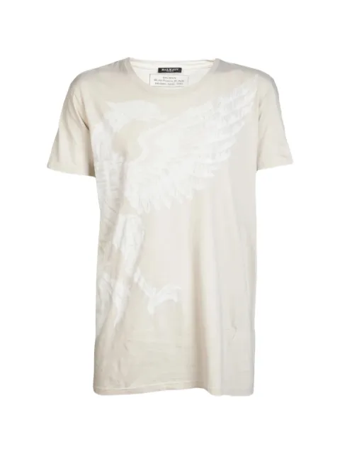 Balmain eagle-print T-shirt Neutrals W2HJ601I291