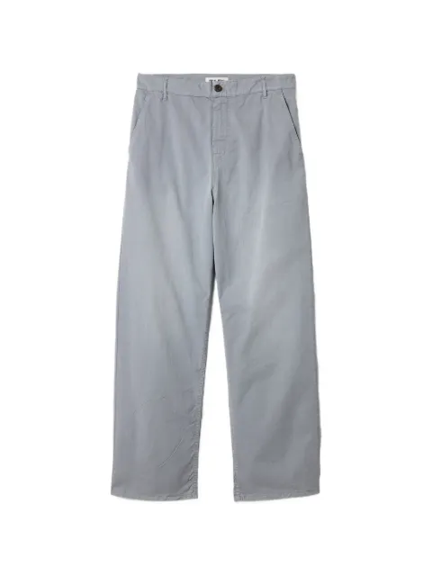 Miu Miu garment-dyed twill pants Grey MP1970SOOO19R3