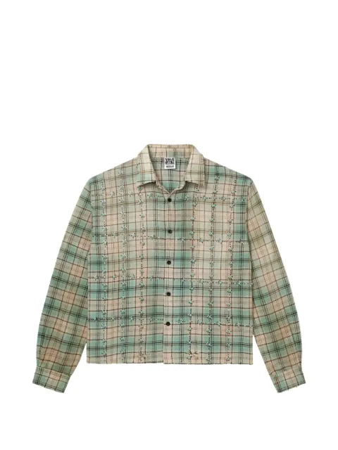 Vale Little Gems flannel shirt Green VALE11008
