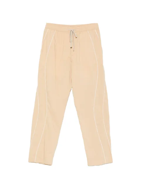STATE OF ORDER drawstring-fastening track pants Neutrals SP26046